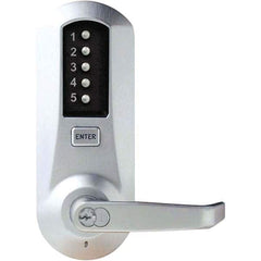 Simplex - Lever Locksets Type: Push-button Lock Door Thickness: 1-3/4 - Exact Tool & Supply