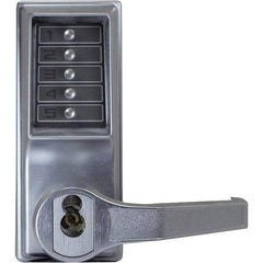 Simplex - Lever Locksets Type: Push-button Lock Door Thickness: 1-3/4 - Exact Tool & Supply