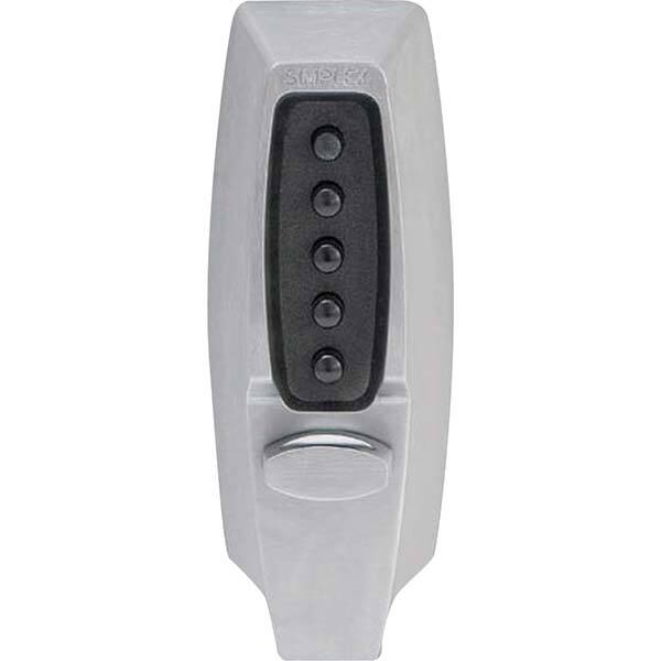 Simplex - Lever Locksets Type: Thumbturn Door Thickness: 1-3/4 - Exact Tool & Supply