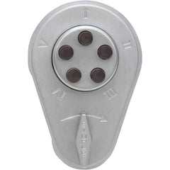 Simplex - Lever Locksets Type: Thumbturn Door Thickness: 1-3/4 - Exact Tool & Supply