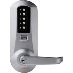 Simplex - Lever Locksets Type: Push-button Lock Door Thickness: 1-3/4 - Exact Tool & Supply