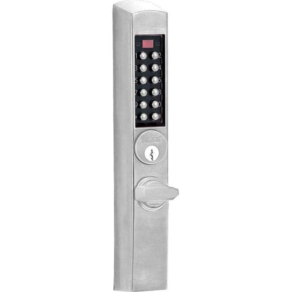 E-Plex - Lever Locksets Type: Thumbturn Door Thickness: 1-3/4 - Exact Tool & Supply