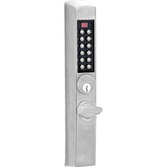 E-Plex - Lever Locksets Type: Thumbturn Door Thickness: 1-3/4 - Exact Tool & Supply
