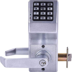 Alarm Lock - Lever Locksets Type: Double Side Entrance Door Thickness: 1-3/4 - Exact Tool & Supply