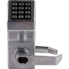 Alarm Lock - Lever Locksets Type: Entrance Door Thickness: 1-3/4 - Exact Tool & Supply
