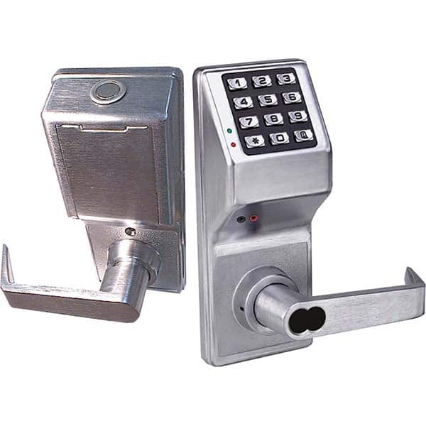 Alarm Lock - Lever Locksets Type: Entrance Door Thickness: 1-3/4 - Exact Tool & Supply