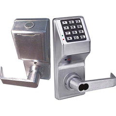 Alarm Lock - Lever Locksets Type: Entrance Door Thickness: 1-3/4 - Exact Tool & Supply