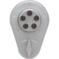 Simplex - Lever Locksets Type: Thumbturn Door Thickness: 1-3/4 - Exact Tool & Supply