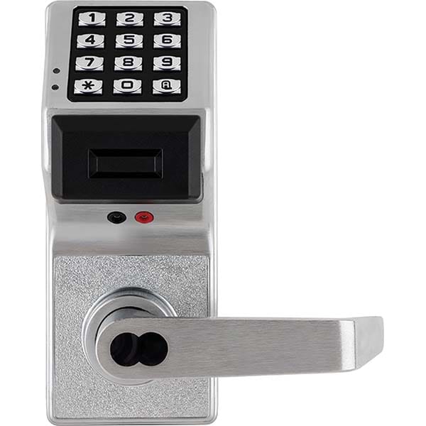 Alarm Lock - Lever Locksets Type: Entrance Door Thickness: 1-3/4 - Exact Tool & Supply