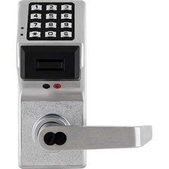 Alarm Lock - Lever Locksets Type: Entrance Door Thickness: 1-3/4 - Exact Tool & Supply
