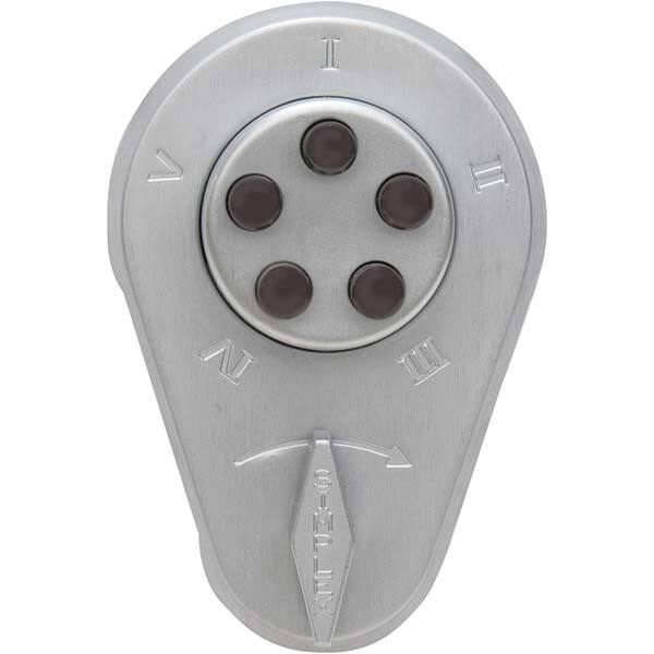 Simplex - Lever Locksets Type: Thumbturn Door Thickness: 1-3/4 - Exact Tool & Supply