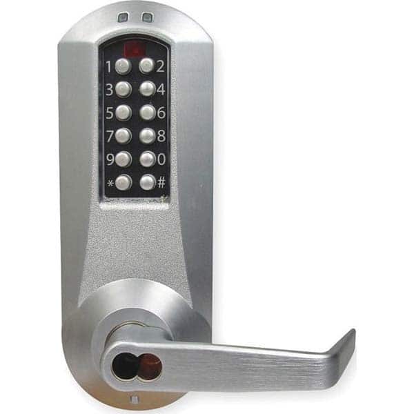 E-Plex - Lever Locksets Type: Keypad Door Thickness: 1-3/4 - Exact Tool & Supply