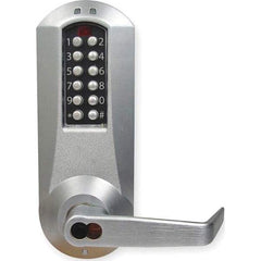 E-Plex - Lever Locksets Type: Keypad Door Thickness: 1-3/4 - Exact Tool & Supply