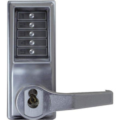 Simplex - Lever Locksets Type: Push-button Lock Door Thickness: 1-3/4 - Exact Tool & Supply