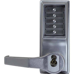 Simplex - Lever Locksets Type: Push-button Lock Door Thickness: 1-3/4 - Exact Tool & Supply