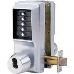Simplex - Lever Locksets Type: Push-button Lock Door Thickness: 1-3/4 - Exact Tool & Supply