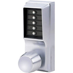Simplex - Lever Locksets Type: Push-button Lock Door Thickness: 1-3/4 - Exact Tool & Supply