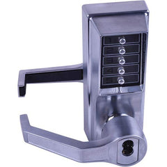Simplex - Lever Locksets Type: Push-button Lock Door Thickness: 1-3/4 - Exact Tool & Supply