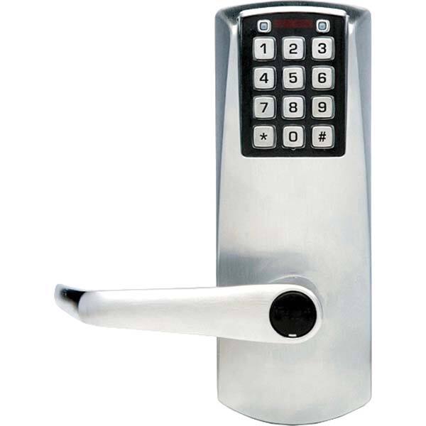 E-Plex - Lever Locksets Type: Entrance Door Thickness: 1-3/4 - Exact Tool & Supply