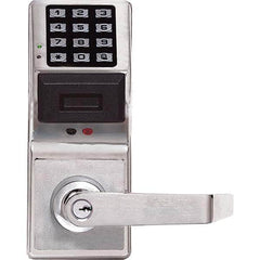 Alarm Lock - Lever Locksets Type: Entrance Door Thickness: 1-3/4 - Exact Tool & Supply