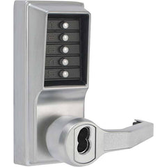 Simplex - Lever Locksets Type: Push-button Lock Door Thickness: 1-3/4 - Exact Tool & Supply