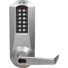 E-Plex - Lever Locksets Type: Keypad Door Thickness: 1-3/4 - Exact Tool & Supply