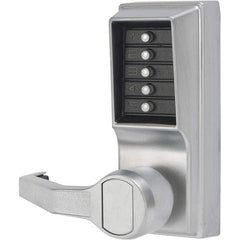 Simplex - Lever Locksets Type: Push-button Lock Door Thickness: 1-3/4 - Exact Tool & Supply