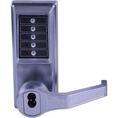 Simplex - Lever Locksets Type: Push-button Lock Door Thickness: 1-3/4 - Exact Tool & Supply