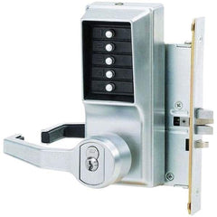 Simplex - Lever Locksets Type: Push-button Lock Door Thickness: 1-3/4 - Exact Tool & Supply
