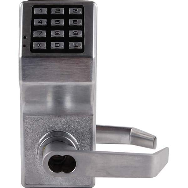 Alarm Lock - Lever Locksets Type: Double Side Entrance Door Thickness: 1-3/4 - Exact Tool & Supply