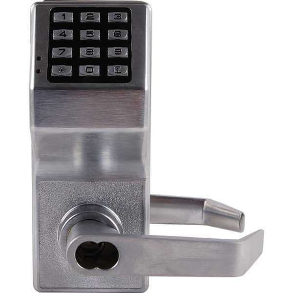 Alarm Lock - Lever Locksets Type: Entrance Door Thickness: 1-3/4 - Exact Tool & Supply