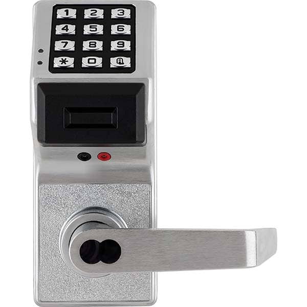 Alarm Lock - Lever Locksets Type: Entrance Door Thickness: 1-3/4 - Exact Tool & Supply