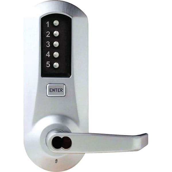 Simplex - Lever Locksets Type: Push-button Lock Door Thickness: 1-3/4 - Exact Tool & Supply