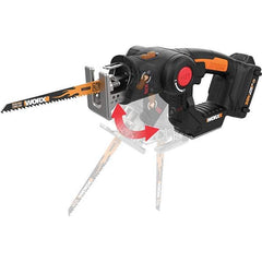 Worx - Cordless Reciprocating Saws Voltage: 20.00 Battery Chemistry: Lithium-Ion - Exact Tool & Supply