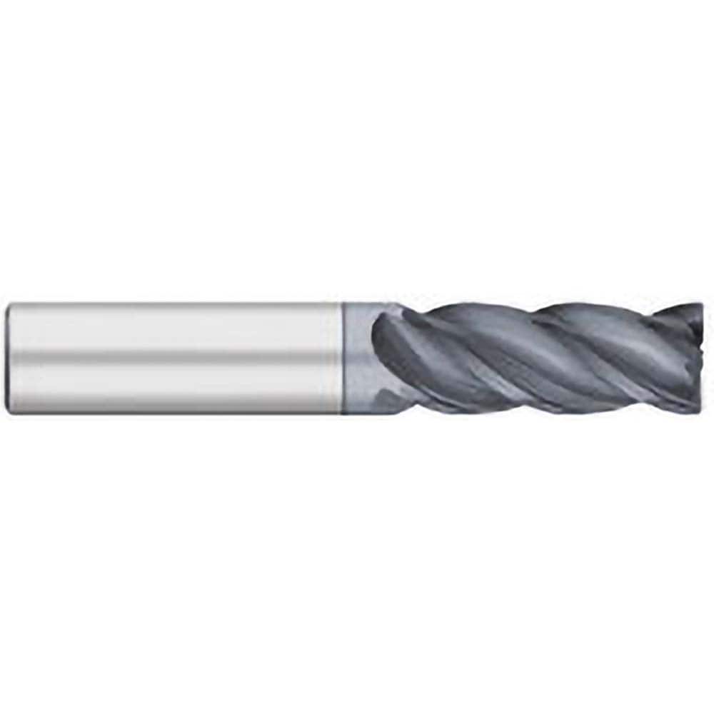 Titan USA - Corner Radius & Corner Chamfer End Mills; Mill Diameter (Inch): 1/4 ; Mill Diameter (Decimal Inch): 0.2500 ; End Type: Corner Radius ; Corner Radius (Inch): 1/64 ; Corner Radius (Decimal Inch): 0.0150 ; Number of Flutes: 4 - Exact Tool & Supply