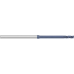Titan USA - Square End Mills; Mill Diameter (mm): 0.80 ; Mill Diameter (Inch): 1/32 ; Mill Diameter (Decimal Inch): 0.0310 ; Number of Flutes: 3 ; Length of Cut (Inch): 3/32 ; Length of Cut (Decimal Inch): 0.0930 - Exact Tool & Supply