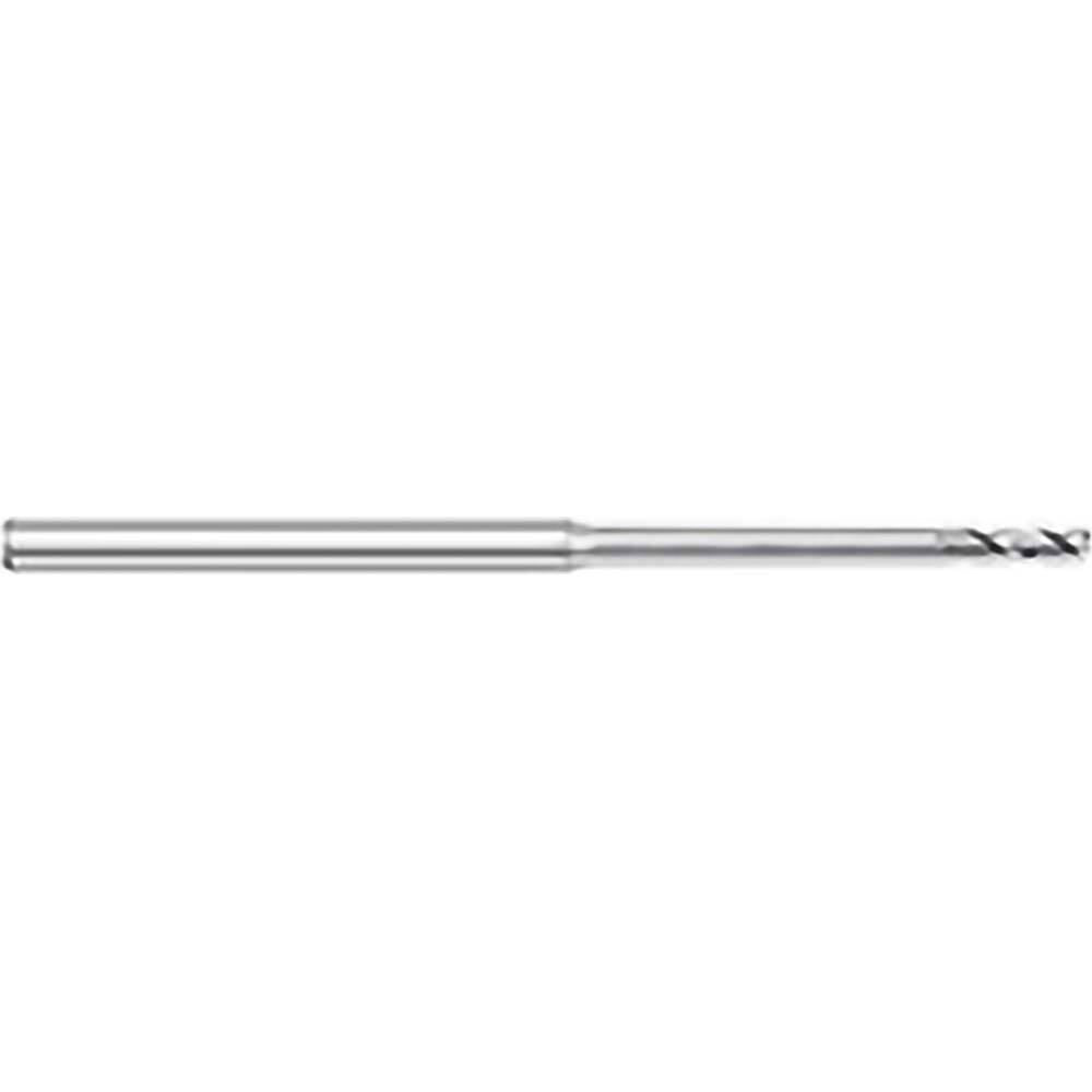 Titan USA - Square End Mills; Mill Diameter (Decimal Inch): 0.0250 ; Number of Flutes: 3 ; Length of Cut (mm): 1.9000 ; Length of Cut (Decimal Inch): 0.0750 ; Material: Solid Carbide ; Finish/Coating: Uncoated - Exact Tool & Supply