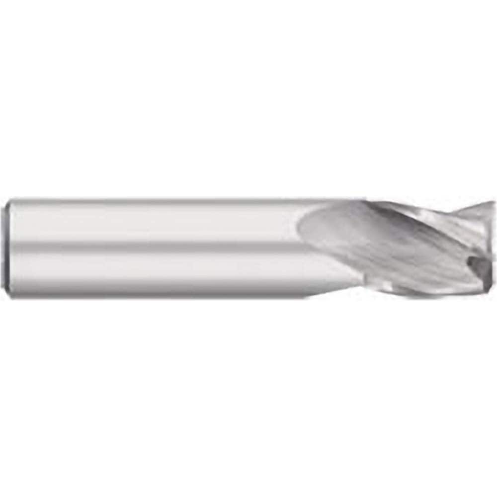 Titan USA - Square End Mills; Mill Diameter (Decimal Inch): 0.0469 ; Number of Flutes: 3 ; Length of Cut (Decimal Inch): 0.0938 ; Material: Solid Carbide ; Finish/Coating: Uncoated ; Shank Diameter (Inch): 1/8 - Exact Tool & Supply