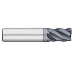 Titan USA - Corner Radius & Corner Chamfer End Mills; Mill Diameter (Inch): 3/8 ; Mill Diameter (Decimal Inch): 0.3750 ; End Type: Corner Radius ; Corner Radius (Inch): 1/64 ; Corner Radius (Decimal Inch): 0.0150 ; Number of Flutes: 5 - Exact Tool & Supply