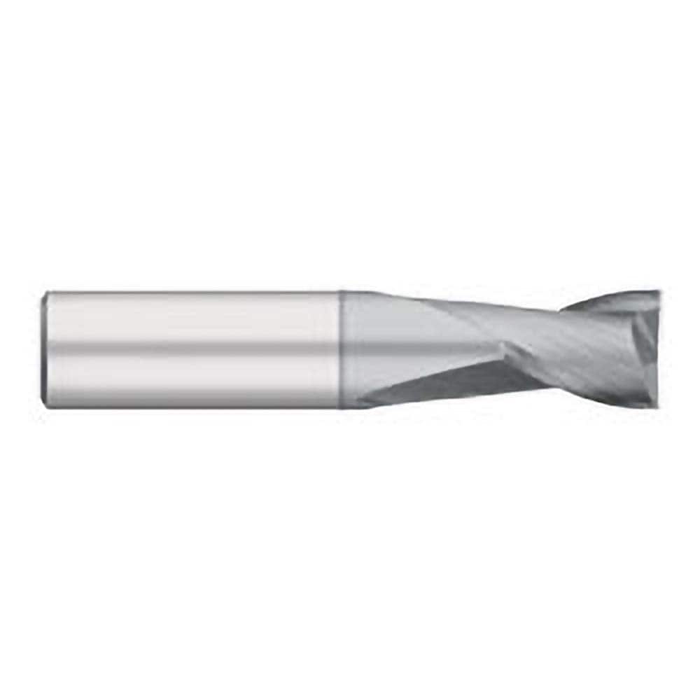 Titan USA - Square End Mills; Mill Diameter (Inch): 1/4 ; Mill Diameter (Decimal Inch): 0.2500 ; Number of Flutes: 2 ; Length of Cut (Inch): 1/2 ; Length of Cut (Decimal Inch): 0.5000 ; Material: Solid Carbide - Exact Tool & Supply