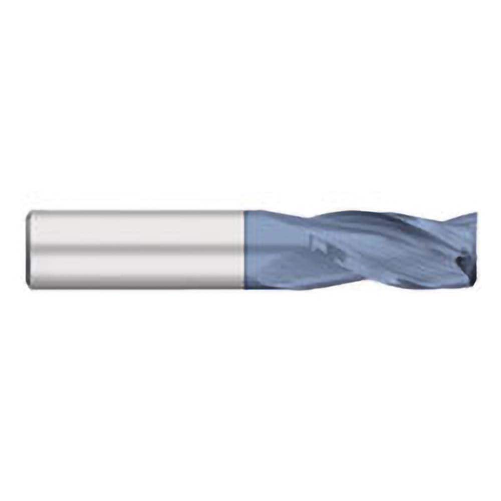 Titan USA - Square End Mills; Mill Diameter (Decimal Inch): 0.0313 ; Number of Flutes: 3 ; Length of Cut (Inch): 1/8 ; Length of Cut (Decimal Inch): 0.1250 ; Material: Solid Carbide ; Finish/Coating: AlTiN - Exact Tool & Supply