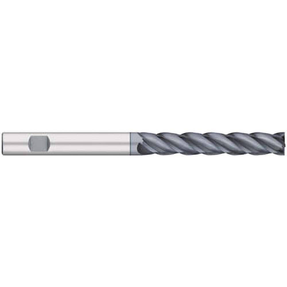 Titan USA - Square End Mills; Mill Diameter (Inch): 1/2 ; Mill Diameter (Decimal Inch): 0.5000 ; Number of Flutes: 4 ; Length of Cut (Inch): 3 ; Length of Cut (Decimal Inch): 3.0000 ; Material: Solid Carbide - Exact Tool & Supply