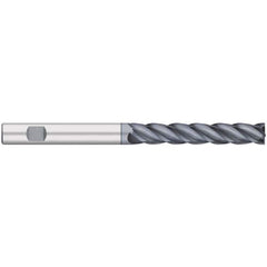 Titan USA - Square End Mills; Mill Diameter (Inch): 1/2 ; Mill Diameter (Decimal Inch): 0.5000 ; Number of Flutes: 4 ; Length of Cut (Inch): 3 ; Length of Cut (Decimal Inch): 3.0000 ; Material: Solid Carbide - Exact Tool & Supply