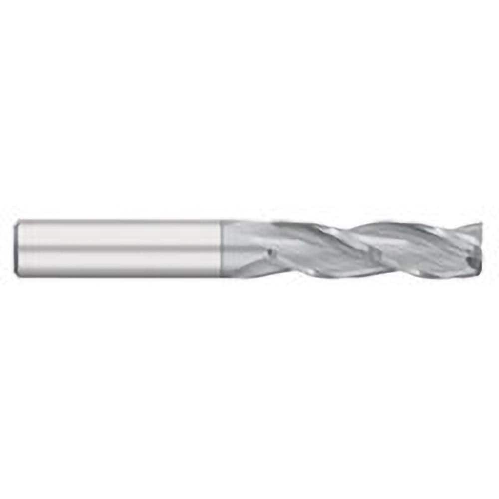 Titan USA - Square End Mills; Mill Diameter (Inch): 1/8 ; Mill Diameter (Decimal Inch): 0.1250 ; Number of Flutes: 3 ; Length of Cut (Inch): 3/4 ; Length of Cut (Decimal Inch): 0.7500 ; Material: Solid Carbide - Exact Tool & Supply
