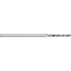 Titan USA - Square End Mills; Mill Diameter (Decimal Inch): 0.0650 ; Number of Flutes: 3 ; Length of Cut (Decimal Inch): 0.3250 ; Material: Solid Carbide ; Finish/Coating: Uncoated ; Shank Diameter (Inch): 1/8 - Exact Tool & Supply