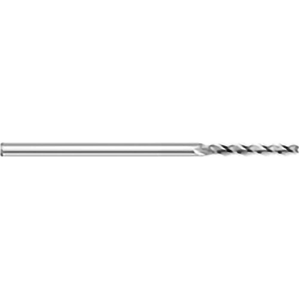Titan USA - Square End Mills; Mill Diameter (Decimal Inch): 0.1200 ; Number of Flutes: 3 ; Length of Cut (Decimal Inch): 0.6000 ; Material: Solid Carbide ; Finish/Coating: Uncoated ; Shank Diameter (Inch): 1/8 - Exact Tool & Supply
