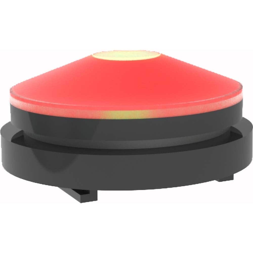 Banner Stakes - Barrier Parts & Accessories; Type: Magnetic Wall Mount Barrier Strobe Light Attachment ; Color: Black; Red ; Height (Inch): 2-1/2 ; Width (Inch): 3 ; Finish/Coating: Matte ; For Use With: Banner Stakes - Exact Tool & Supply