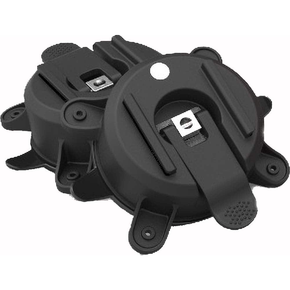 Banner Stakes - Barrier Parts & Accessories; Type: Magnetic Wall Mount Barrier Suction Cup ; Color: Black ; Height (Inch): 2 ; Width (Inch): 3 ; Finish/Coating: Matte ; For Use With: Banner Stakes - Exact Tool & Supply