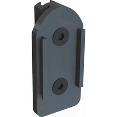 Banner Stakes - Barrier Parts & Accessories; Type: Connector ; Color: Black ; Height (Inch): 3 ; Width (Inch): 2 ; Finish/Coating: Matte ; For Use With: Banner Stakes - Exact Tool & Supply