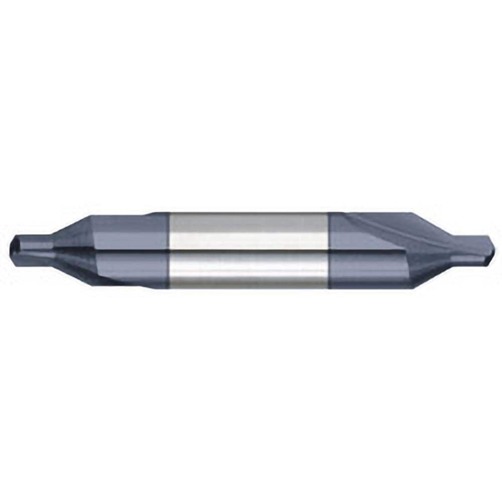 Titan USA - Combination Drill & Countersinks; Material: High Speed Steel ; Included Angle: 60 ; Trade Size: #00 ; Body Diameter (Inch): 1/8 ; Body Diameter (Decimal Inch): 1/8 ; Overall Length (Inch): 1-1/4 - Exact Tool & Supply